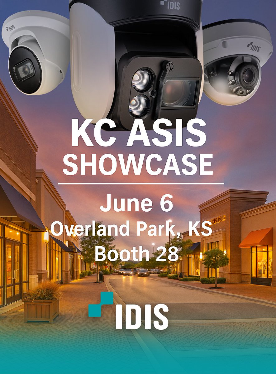 IDIS Americas (@idis_americas) on Twitter photo Join <a href="/idis_americas/">IDIS Americas</a> at the KC ASIS Showcase!
June 6, 2025
Booth 28 | Overland Park, KS
-Live demos
-Deployment insights
-Proven performance
sales@idisamericas.com Join <a href="/idis_americas/">IDIS Americas</a> at the KC ASIS Showcase!
June 6, 2025
Booth 28 | Overland Park, KS
-Live demos
-Deployment insights
-Proven performance
sales@idisamericas.com
