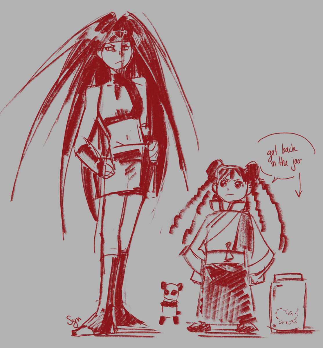 Envious_leech's tweet photo. Threatening little girl and pathetic homunculus https://t.co/61t0m5IBEl