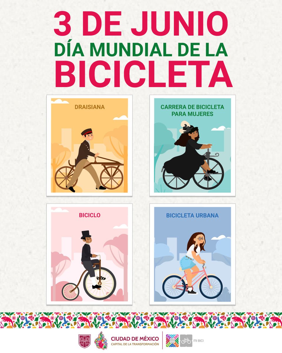 En el #DíaMundialDeLaBici queremos invitarte a utilizar este medio de transporte que beneficia tu salud y la del planeta 🌎💚

#MejorEnBici 🚲