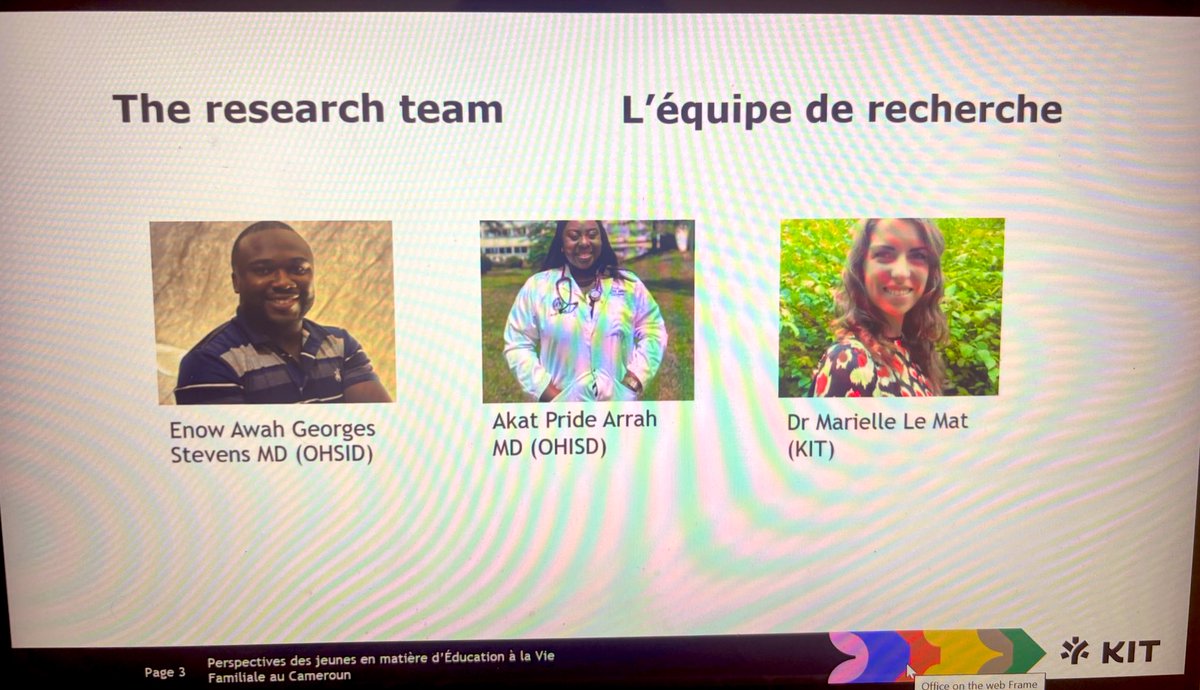 Excited to present to some key Cameroonian stakeholders today at the @unesco Central Africa regional office a study which I led in Cameroon on Young people’s perspectives on Holistic Sexuality Education! 
#HSE 
<a href="/OHISD3/">OHISD</a>