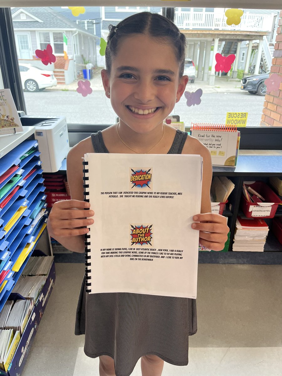 Nicole Petrullo (@mspetrullo) on Twitter photo One of my fifth grade students dedicated her comic book to me!
WOW Iβm so honored & impressed!!! So proud of her hard work!!βοΈπβΊοΈ <a href="/WestSchoolLBNY/">West School</a> One of my fifth grade students dedicated her comic book to me!
WOW Iβm so honored & impressed!!! So proud of her hard work!!βοΈπβΊοΈ <a href="/WestSchoolLBNY/">West School</a>