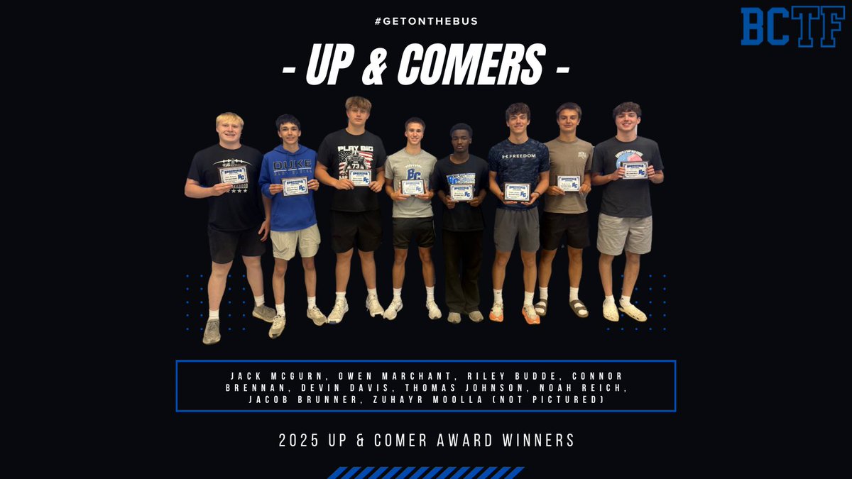 Look for these Up &amp; Comer Award winners to be major contributors at the varsity level in the coming years!