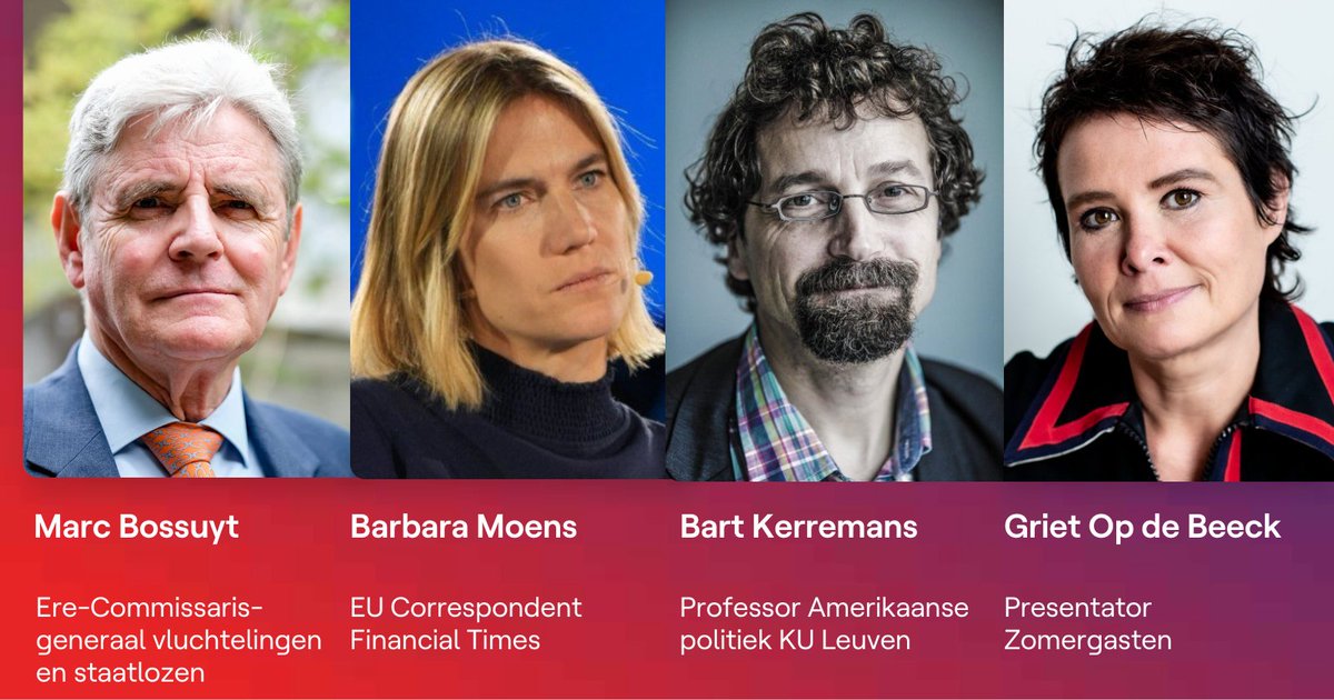 Vanavond in #deafspraak: Marc Bossuyt over het Europees migratiebeleid n.a.v. de val van de Nederlandse regering, <a href="/BMoens/">Barbara Moens</a> en Bart Kerremans over de tarieven van <a href="/realDonaldTrump/">Donald J. Trump</a> en Griet Op de Beeck gaat <a href="/zomergasten/">VPRO Zomergasten</a> presenteren. Om 20u35 op <a href="/vrtcanvas/">VRT CANVAS</a>
