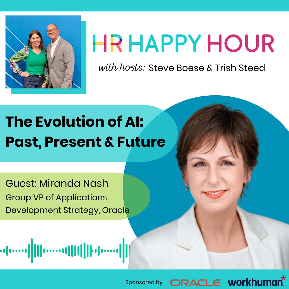 In this episode of the HR Happy Hour Show, <a href="/SteveBoese/">Steve Boese</a> talks with Miranda Nash, Group VP of Applications Development Strategy at <a href="/Oracle/">Oracle</a>, about how AI has evolved from predictive models to generative and agentic tools.

hrhappyhour.net/episodes/the-e…

#AI #HRTech #EnterpriseAI #H3HR