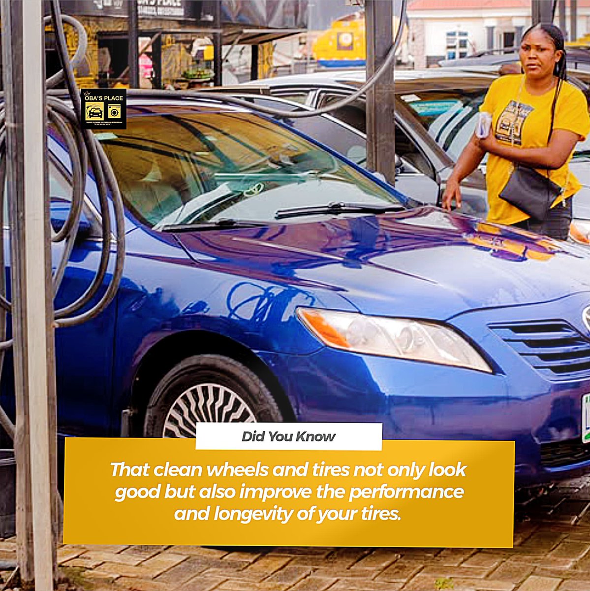 Clean wheels and tires don’t just look fresh — they actually perform better! 
Dirt and grime can cause uneven wear, reduce grip, and even shorten the lifespan of your tires. Regular washing keeps your ride smooth, safe, and sharp-looking!✨

Swing by for a thorough cleaning!