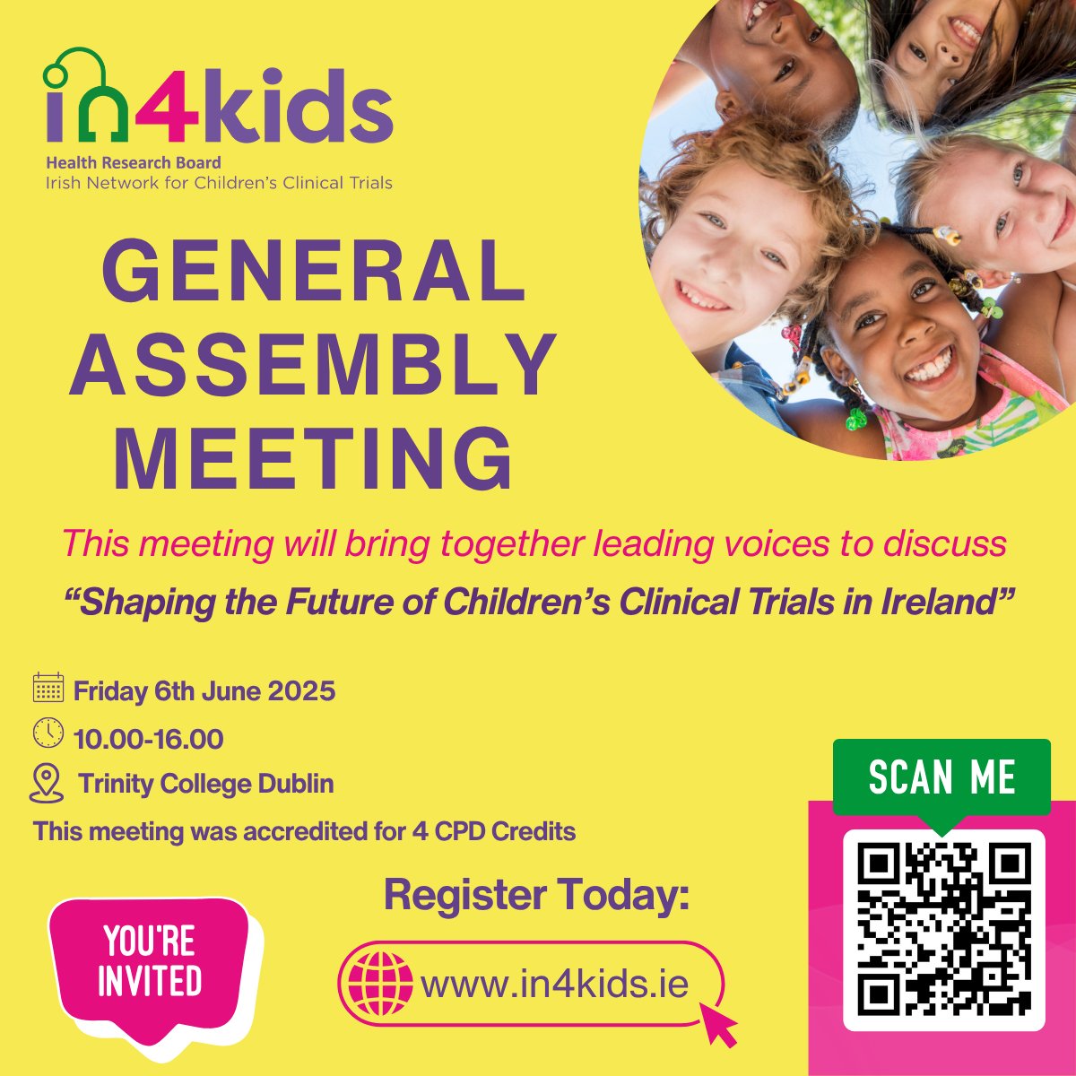 Our colleagues at in4kids are hosting their general assembly meeting this Friday, to find out more about this important meeting or to register, please go to in4kids.ie