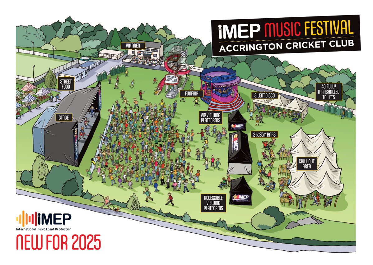 We are delighted to announce brand-new attractions and major upgrades have been introduced for the 2025 iMEP Music Festival! 🤩💃🏻

💪 Key improvements to the site's infrastructure
🚾 Significant increase in toilet facilities
🍻 A dramatically improved bar offering, with the