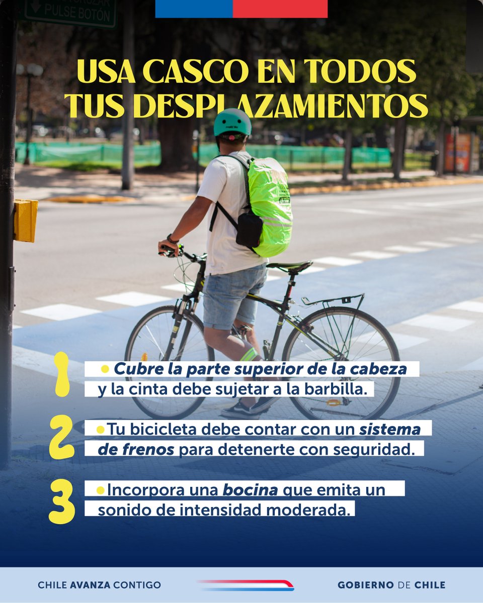 ¡Feliz #DíaMundialDeLaBicicleta! 🚴‍♀️

Hoy celebramos a quienes eligen la bici como medio de transporte y estilo de vida. 

Queremos que sigas pedaleando de forma segura, por eso te dejamos algunas recomendaciones para un mejor pedaleo. 👇👇

#MovámonosSeguros