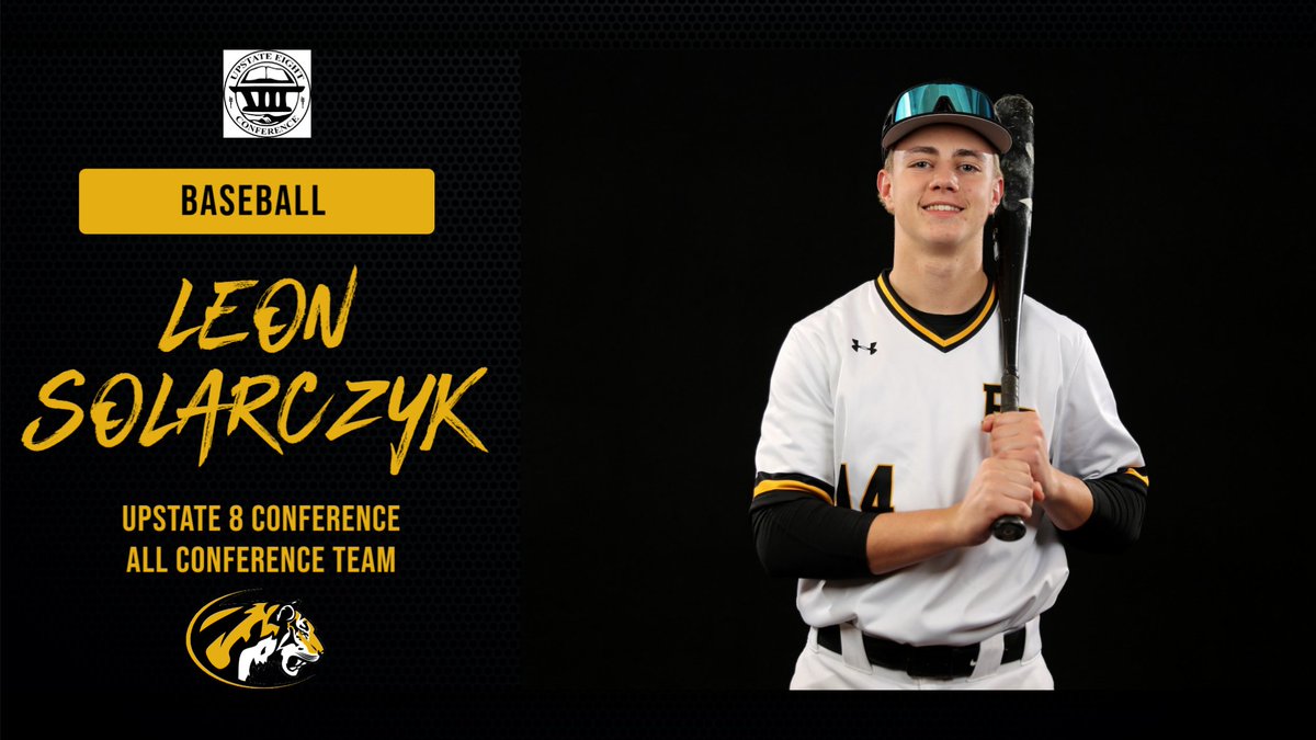 Congrats to junior Baseball player Leon Solarczyk who was named to the 2025 Upstate 8 All-Conference team!
Great work Leon!

#RAISEtheBar