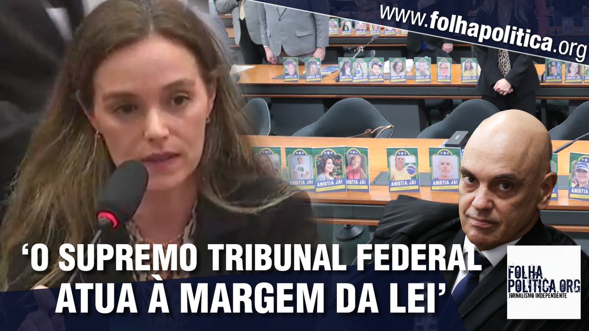 Defensora pública expõe aplicação, por Moraes, do Direito Penal do Inimigo: ‘o Supremo Tribunal Federal atua à margem da lei’ youtu.be/bnWVV4VA89c