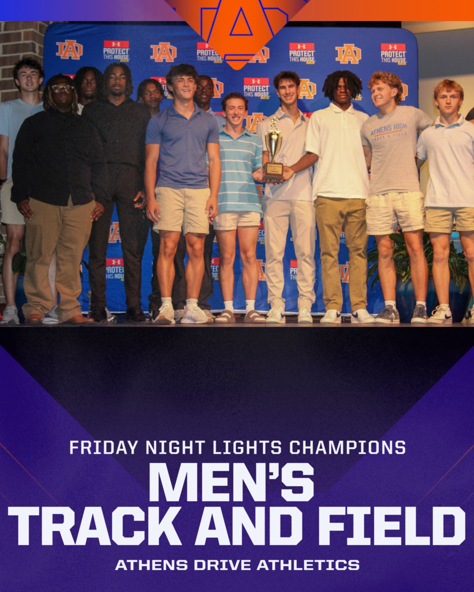 Congratulations to Men's Track and Field for winning the Friday Night Lights Meet!