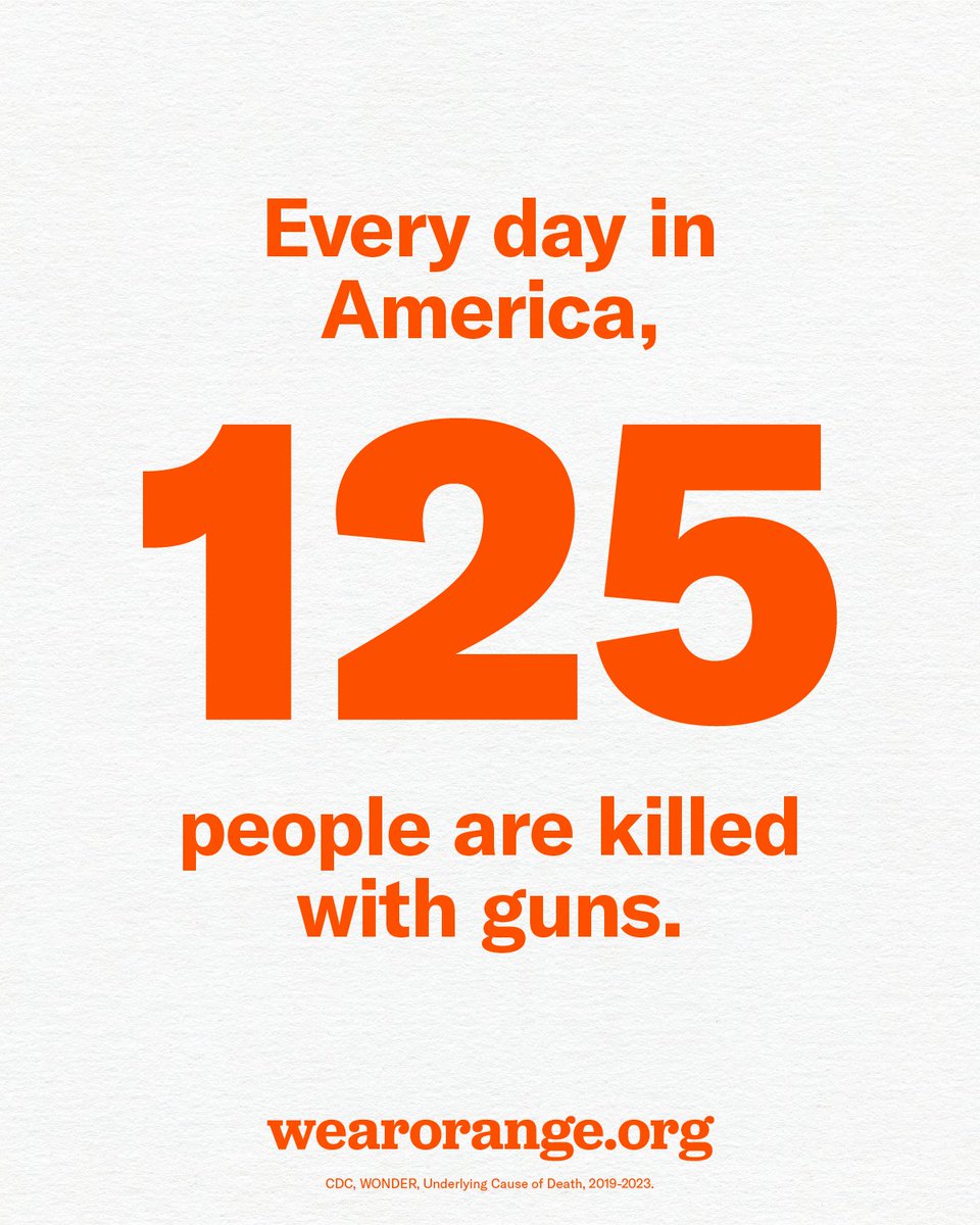 On June 6, National Gun Violence Awareness Day, we will #WearOrange to call attention to our nation’s preventable gun violence crisis, which takes nearly 46,000 lives every single year. Learn how you can get involved → wearorange.org

#injuryprevention #traumacenter