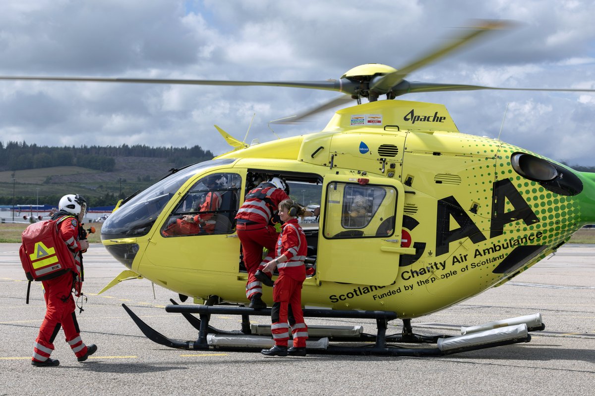 To help us reach more people in time, we're asking for your help to launch a new, state-of-the-art helicopter air ambulance.

The H145 D3 aircraft is the air ambulance you and your loved ones deserve 🚁 

To support your new aircraft, tap: scaa.social/what-scotland-…
