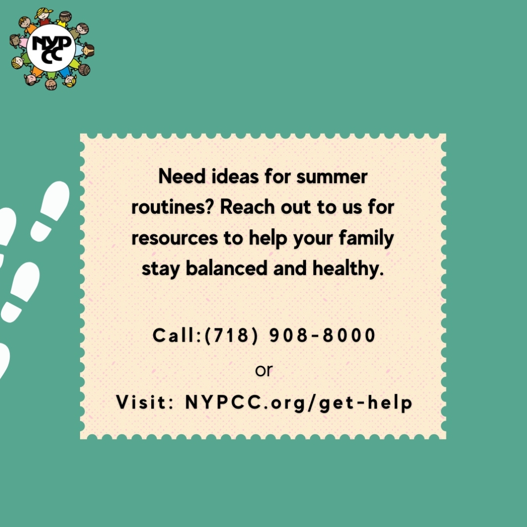 NYPCC1's tweet image. School&apos;s almost out and summer break is just around the corner! 

For more information about our counseling services, visit nypcc.org/get-help/ or call us at (718) 908-8000.

#NYPCC #CaringForTheCommunity #RoutinesMatter #MentalWellness #MentalHealth #Summer
