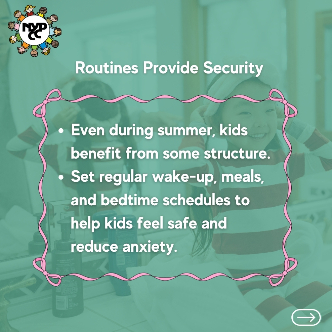NYPCC1's tweet image. School&apos;s almost out and summer break is just around the corner! 

For more information about our counseling services, visit nypcc.org/get-help/ or call us at (718) 908-8000.

#NYPCC #CaringForTheCommunity #RoutinesMatter #MentalWellness #MentalHealth #Summer