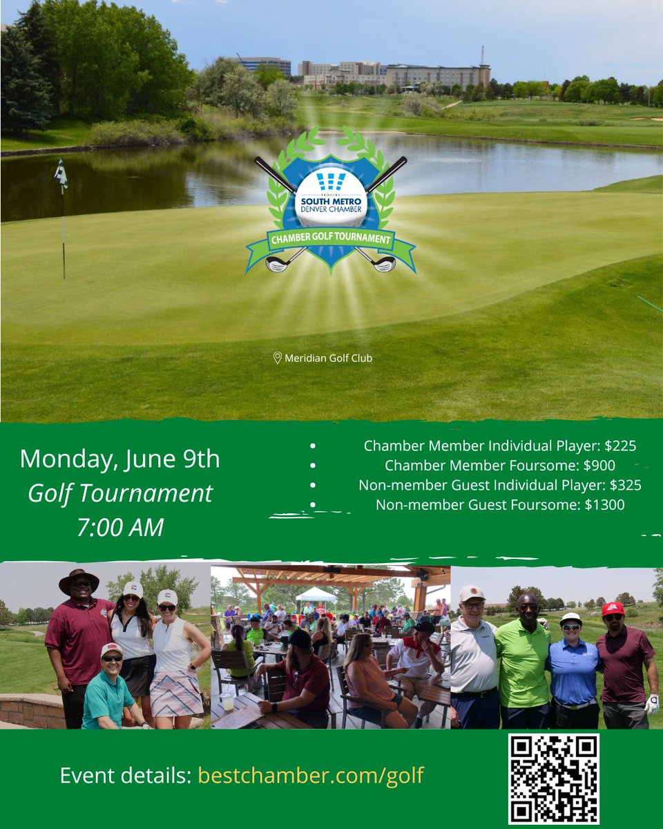 ❗Upcoming Chamber Event
⛳ 2025 Chamber Golf Tournament
📅 Monday, June 9th | 7:00 AM - 3:00 PM
📍Meridian Golf Club
🔗 ow.ly/T5YI50VZvnF

Become a Sponsor... (more details at bestchamber.com/golf)

The SMDC is pleased to host its Annual Chamber Golf Tournament!