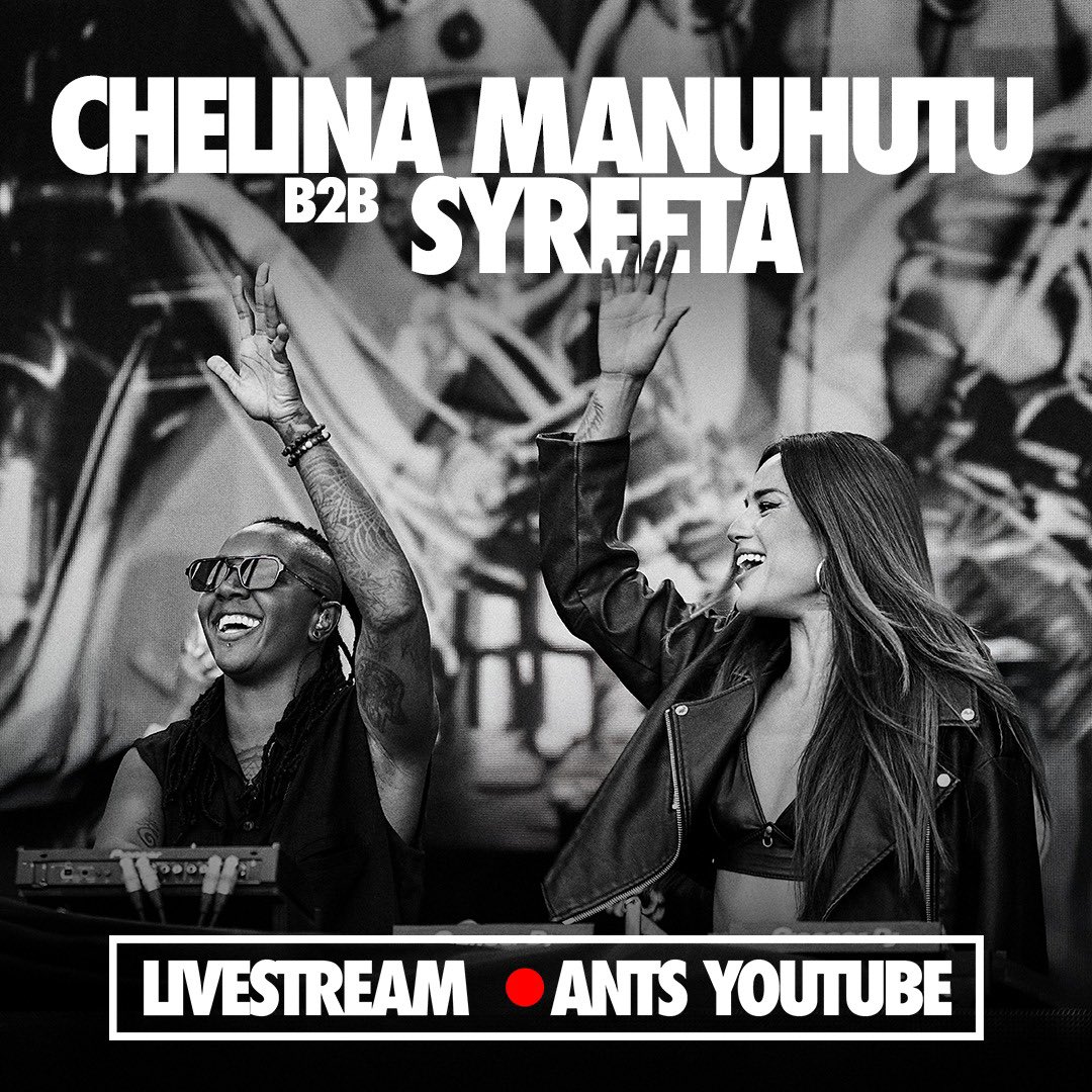 Chelina Manuhutu B2B SYREETA - recorded live at ANTS METALWORKS Opening Party.

Nobody hits like Chelina Manuhutu B2B SYREETA. The first ladies of ANTS returned to our stage with a set built to captivate.

Watch now the full set on ANTS YouTube channel: l.unitedants.com/r5fxch