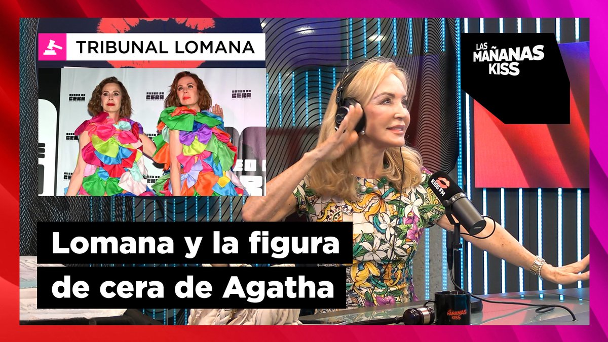 Las Mañanas KISS (@lasmananaskiss) on Twitter photo “¡Pesadilla!”: <a href="/Carmen_Lomana/">Carmen Lomana</a> reacciona a la figura de cera de Ágatha Ruiz de la Prada
VIDEO ▶️ f.mtr.cool/folnjmiyie “¡Pesadilla!”: <a href="/Carmen_Lomana/">Carmen Lomana</a> reacciona a la figura de cera de Ágatha Ruiz de la Prada
VIDEO ▶️ f.mtr.cool/folnjmiyie