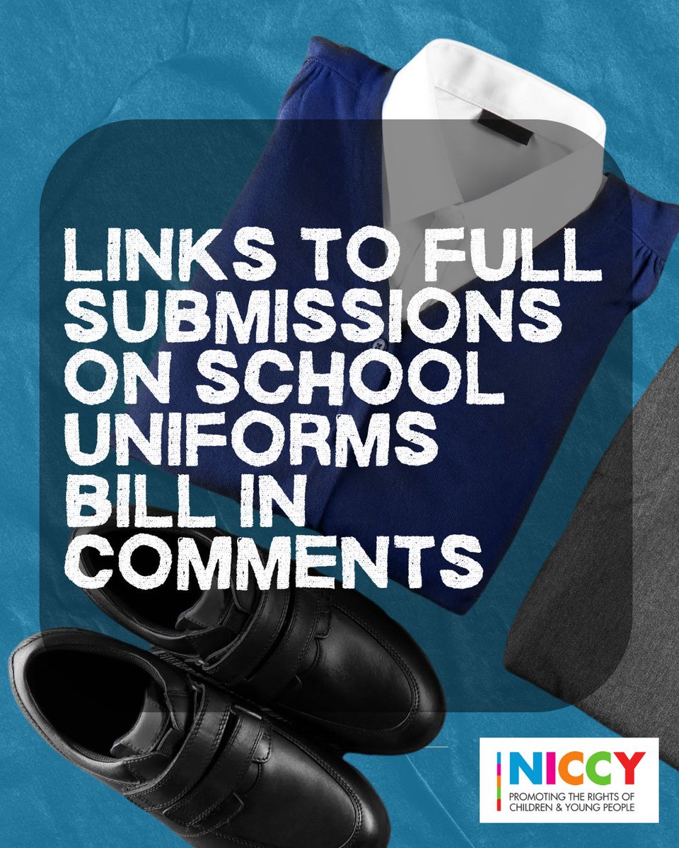 NI Commissioner for Children and Young People (@nichildcom) on Twitter photo The Youth Panel is now presenting a briefing to the <a href="/NIACfEd/">Northern Ireland Assembly Committee for Education</a> on the School Uniforms Bill.
This will be followed by a briefing at 5:30pm from the Commissioner @chrisNICCY and staff.
Read full submissions at shorturl.at/U5l9e
Follow hearing here niassembly.tv/live-stream-3/ The Youth Panel is now presenting a briefing to the <a href="/NIACfEd/">Northern Ireland Assembly Committee for Education</a> on the School Uniforms Bill.
This will be followed by a briefing at 5:30pm from the Commissioner @chrisNICCY and staff.
Read full submissions at shorturl.at/U5l9e
Follow hearing here niassembly.tv/live-stream-3/