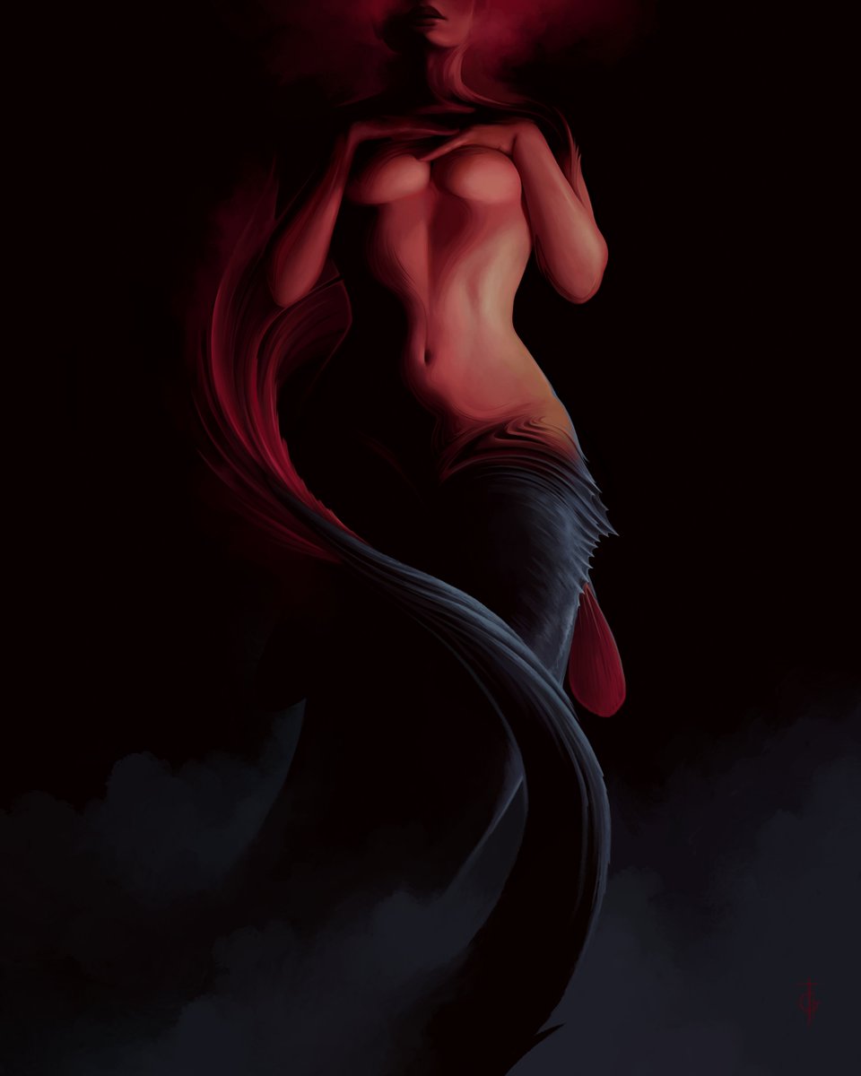 #TEZOSTUESDAY 
The Silence Beneath - Hand Drawing
Available on Objkt