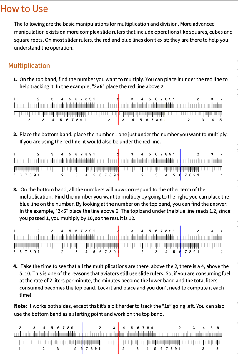 Spationaute's tweet image. A @WolframResearch  Mathematica notebook that shows how to use and create a simple slide ruler. 

wolframcloud.com/obj/gabriel.le…

You can print your own:
cdn.eintel.net/Images/ruler.s…

#Math #LookMomNoElectronics #SlideRuler