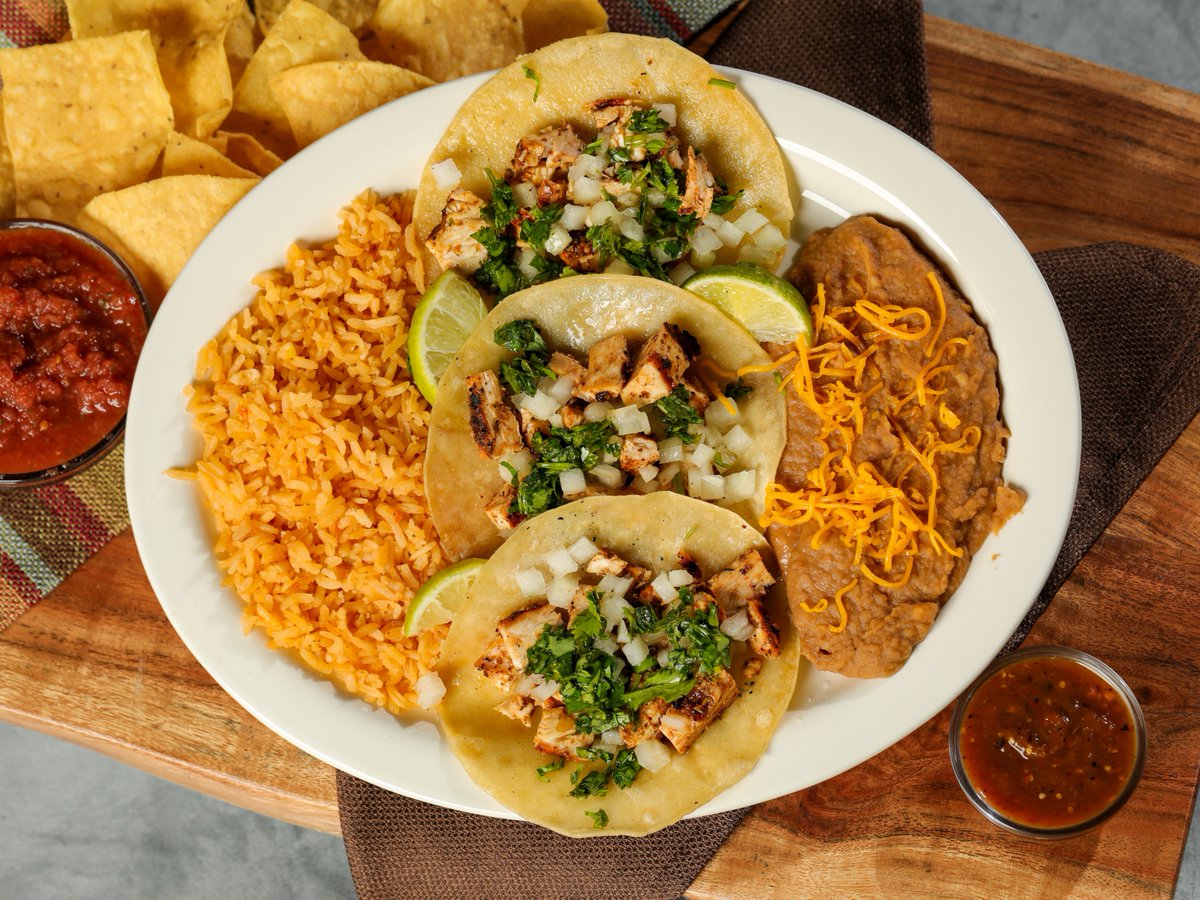 Chicken Street Tacos: The only reason we believe in Tuesdays. 😎🌮 #TacoTuesday #JucysTaco