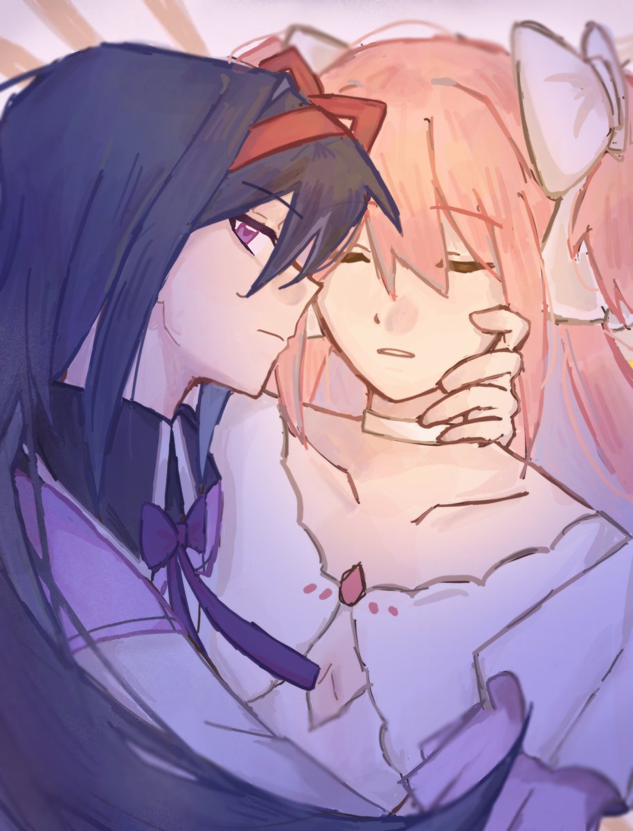 evatsunakaa's tweet image. i did finish it but i have a suprise for you guys tomorrow.... #madohomu #MadokaMagica #pmmm