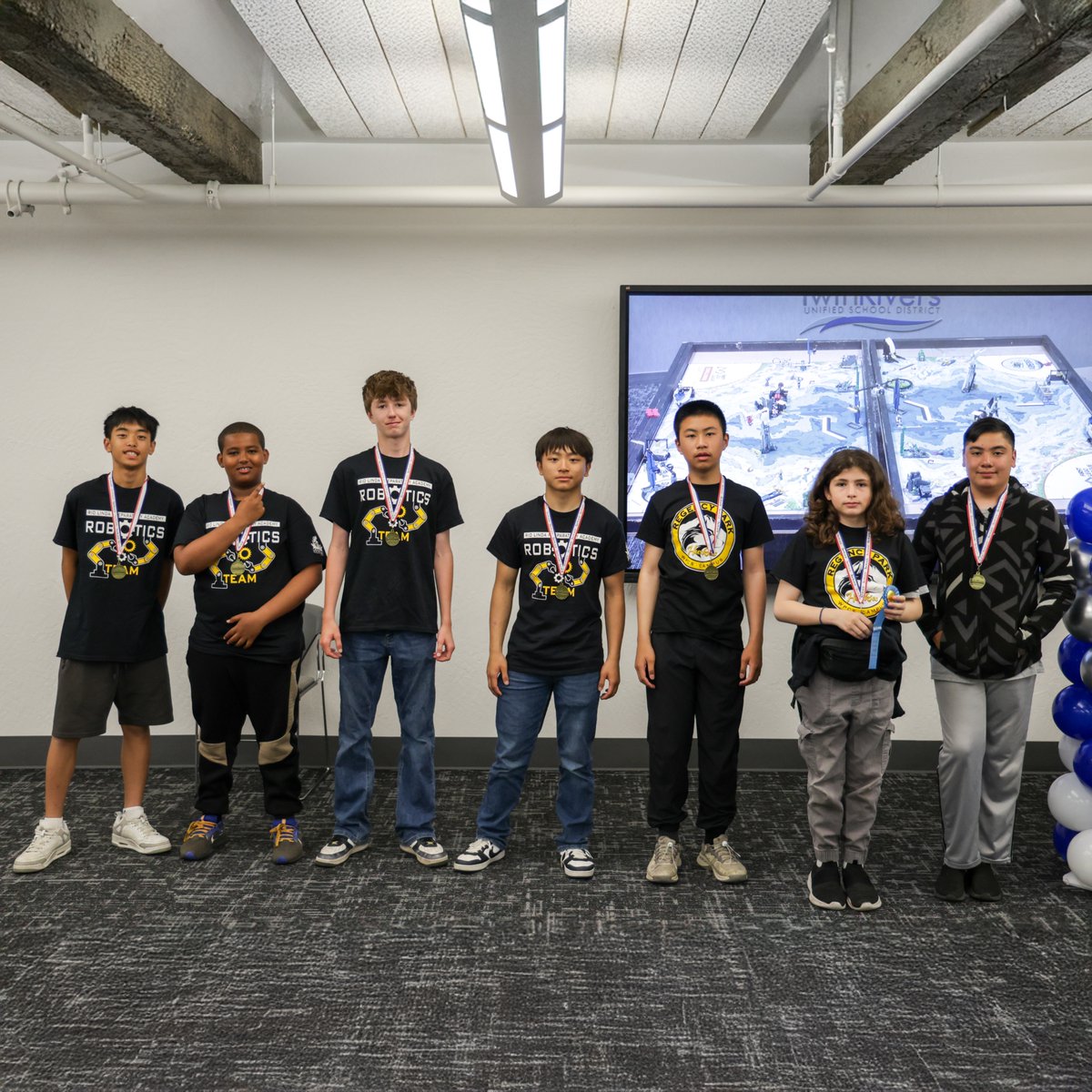 100 students from 10 schools participated in our districtwide Lego Robotics Competition on Friday, May 30. This exciting competition gave students in grades 4-8 a chance to show off the skills and ingenuity they've developed through their school's Lego Robotics club.