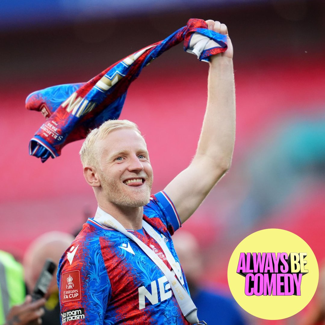 New newsletter sent. "Huuuuuuughes!" They went quicker than the great Will Hughes chasing down lost causes (*dabs eyes*). There'll be the second drop later. Please check your junk. alwaysbecomedy.com 🩷💛