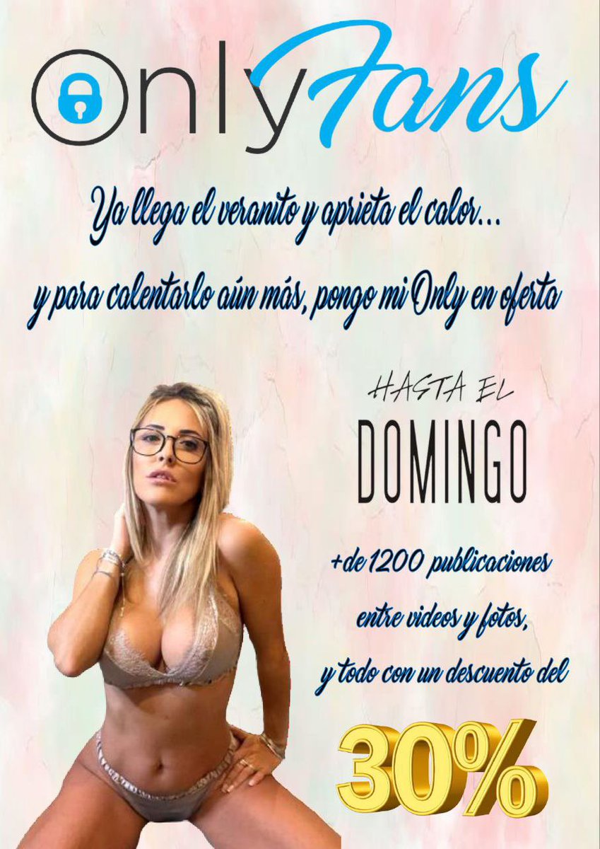 Solo por unos días mi Only al 30% ‼️
Aquí tienes el enlace 🔥
onlyfans.com/gemmastw