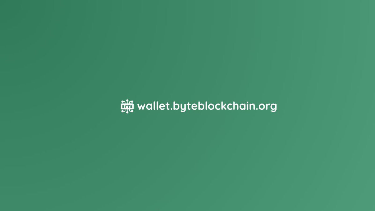 We deliver 24/7, day by day! ByteWallet is officially launched!

The moment every $BYTE miner has been waiting for since day one is finally here.

All users from the mining app (app.byteblockchain.org) should go to wallet.byteblockchain.org, log in with the same credentials, and