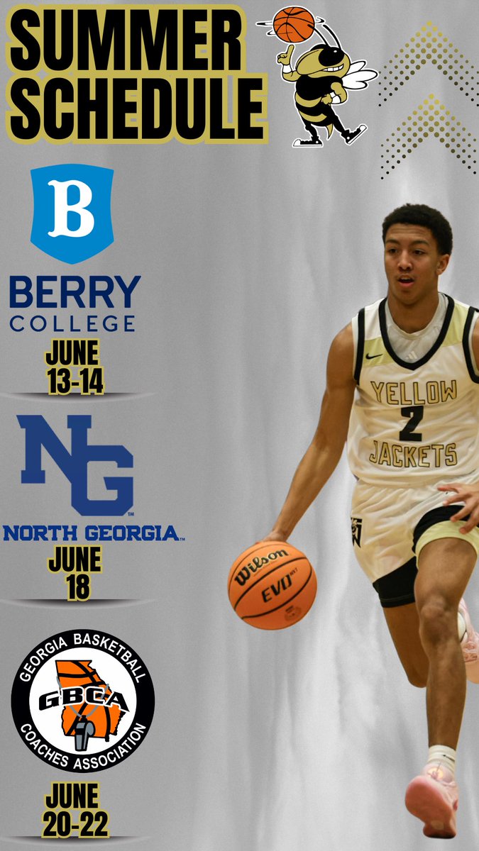 Calhoun Basketball (@calhounhoops) on Twitter photo Summer Schedule 🐝 Summer Schedule 🐝
