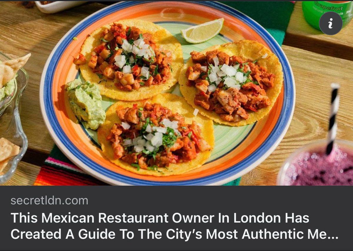 🇲🇽 Top Mexican-Owned Restaurants in London You Need to Try 🌮
These Mexican-owned spots are bringing the heart of Mexico to the UK capital — one taco at a time 🇬🇧❤️🇲🇽 
secretldn.com/mexican-owned-… #MexicanFood #LondonEats #SupportLocal #LatinxInLondon #TacosInLondon #MexicanRestaurant