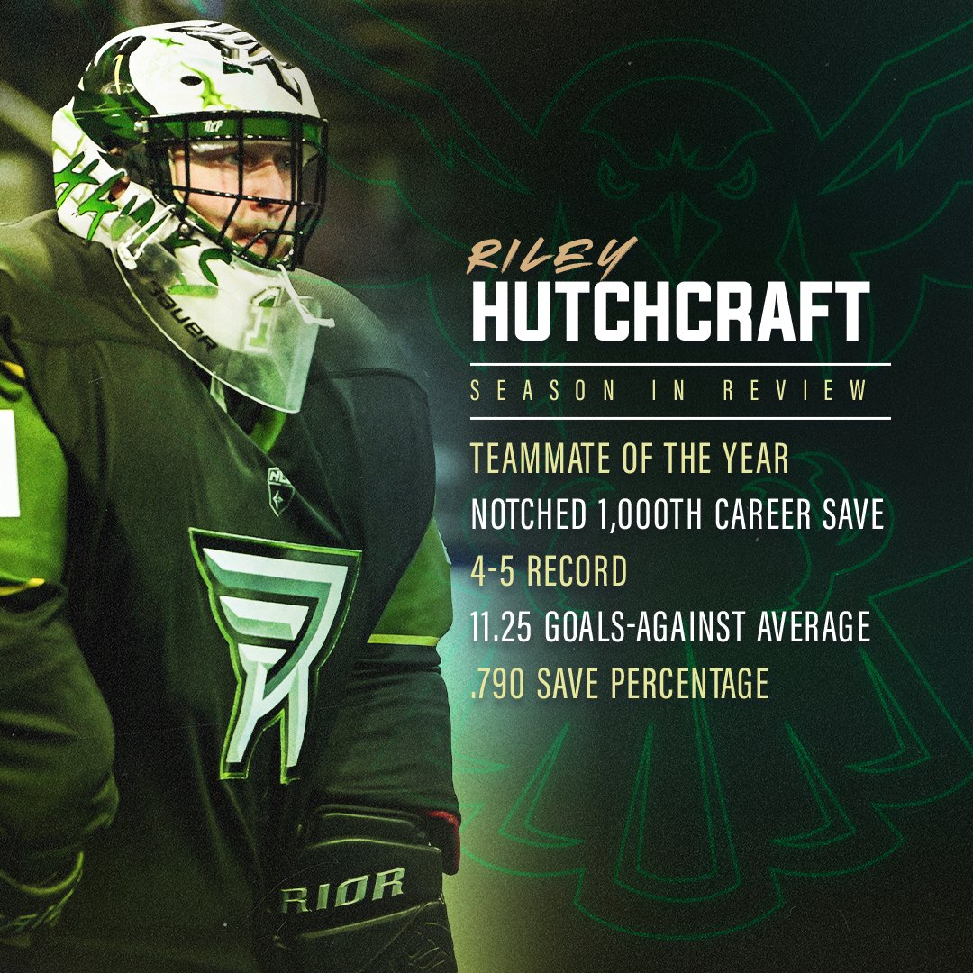 RocKnighthawks's tweet image. Another stellar season for Hutchy!