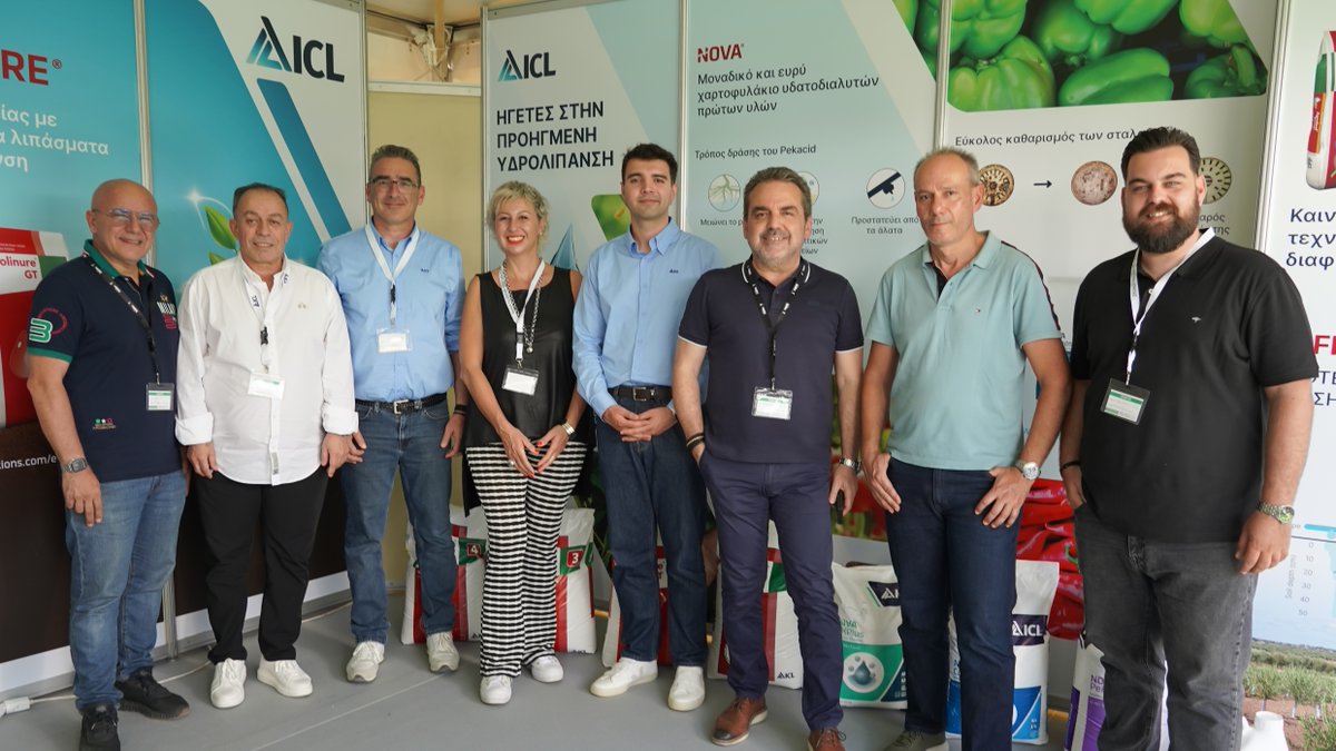 ICL_Greece's tweet photo. Φωτορεπορτάζ της συμμετοχής της ICL Growing Solutions Greece στην AGROEXPO Ιεράπετρας 2025.
#Agriculture #ICLGrowingSolutions #Fertilizer #Agroexpo2025 #Solinure #H2Pro #Agromaster #LeadersInAdvancedFertigation #PrecisionFarming #BIOSOLIDS #Sustainability #Agrimore https://t.co/7LjJ7lUQk3
