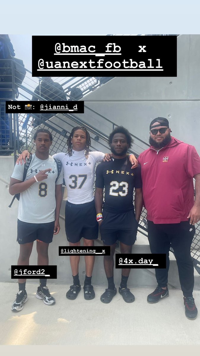 Greg Calhoun (@coachg_calhoun) on Twitter photo Great day for fellasโผ๏ธThe future is nowโผ๏ธ
#Desire
#Discipline
#Dedication
You either going to be a 2% or a L.A.M.E.
#BMACFB
#StangSzn25 โณ
<a href="/BMACFootball/">Bishop McNamara Football</a> <a href="/UANextFootball/">All-America Game</a> Great day for fellasโผ๏ธThe future is nowโผ๏ธ
#Desire
#Discipline
#Dedication
You either going to be a 2% or a L.A.M.E.
#BMACFB
#StangSzn25 โณ
<a href="/BMACFootball/">Bishop McNamara Football</a> <a href="/UANextFootball/">All-America Game</a>