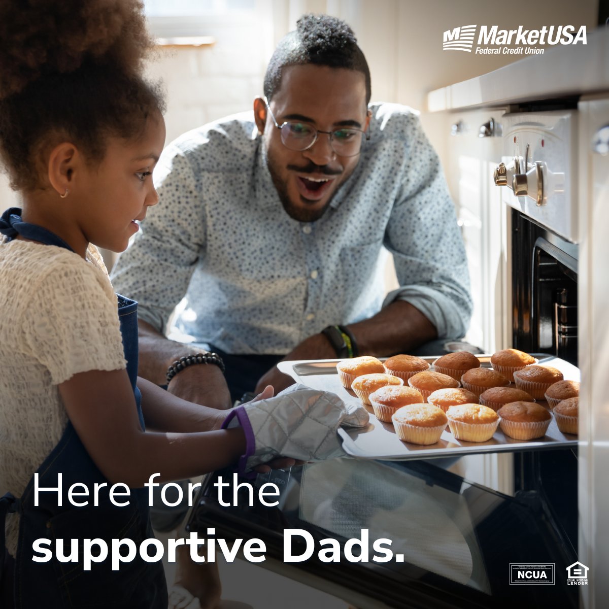 📱Save time with our mobile banking app so you can focus on what is most important – whether it’s cheering from the sidelines at a sporting event or helping them chase their dreams.

#FathersDay
marketusafcu.com/Services/Digit…