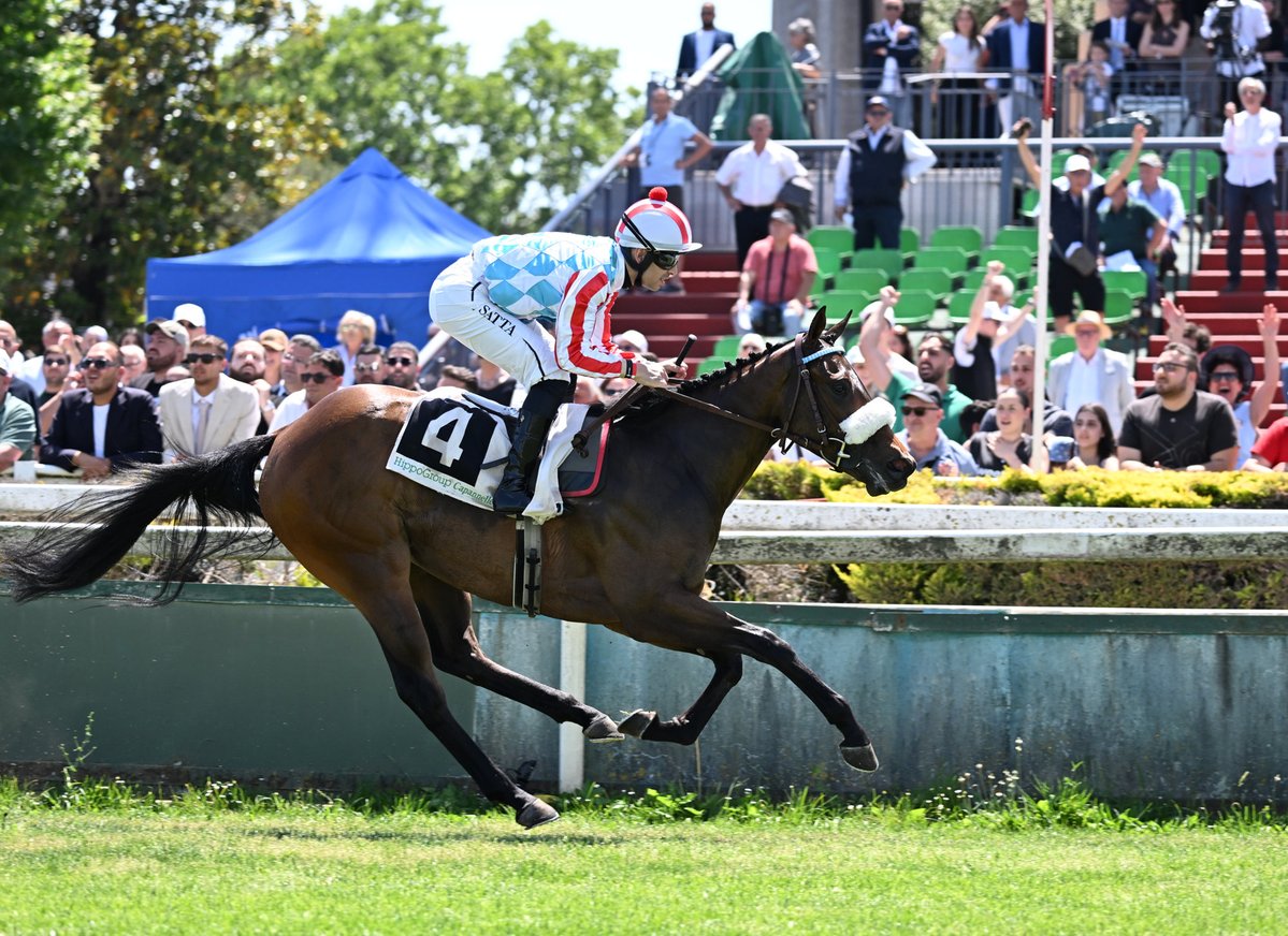 Tattersalls Ireland (@tattersalls_ie) on Twitter photo ๐ฅ Listed success at Capannelle on Monday for QUEEN MARTINA who landed the Premio Alessandro Perrone.
๐ Trained by Endo Botti, she was purchased at the 2024 September Yearling Sale from <a href="/HoStud/">Tally-Ho Stud</a> by Razza Latina and Di Grazia Orazo for โฌ18,000.
#TattsIreGrad ๐ฅ Listed success at Capannelle on Monday for QUEEN MARTINA who landed the Premio Alessandro Perrone.
๐ Trained by Endo Botti, she was purchased at the 2024 September Yearling Sale from <a href="/HoStud/">Tally-Ho Stud</a> by Razza Latina and Di Grazia Orazo for โฌ18,000.
#TattsIreGrad