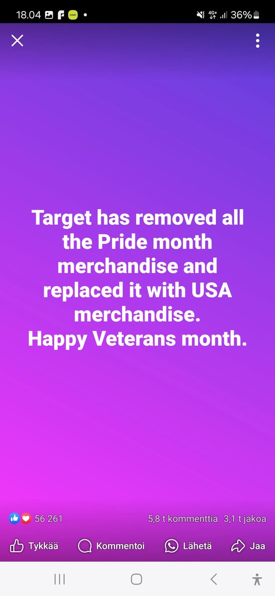 Target lähti aikoinaan mukaan sateenkaarijunaan menettäen samalla paljon asiakaskuntaansa.

Nyt päättivät hypätä kuitenkin toiseen suuntaan menevään junaan. Onko jo liian myöhäistä? Asiakkailla on pitkä muisti.