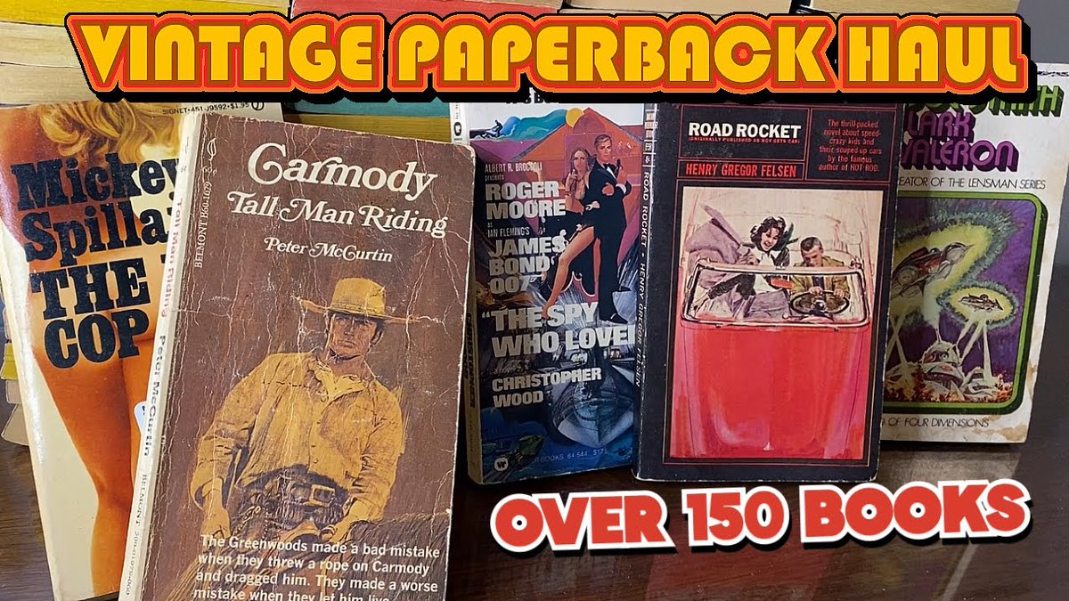In this HUGE vintage paperback haul, I'm showing over 150 books purchased during the month of May from second hand stores, used book shops, and thrift stores! #paperback #vintage
youtu.be/UbagFT9PqwY