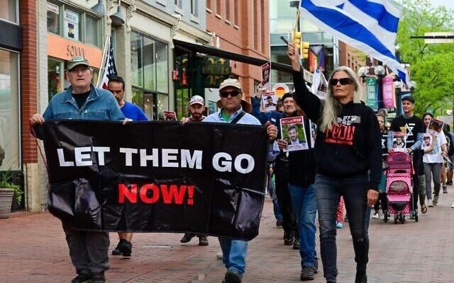 “Canceling the march is exactly what these people want us to do”

The Boulder, Colorado group that was firebombed while protesting for the release of the hostages says they are not giving in.

Next Sunday, their weekly demonstrations will continue, with special guests: