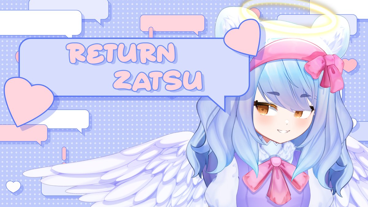 🩵In less than an hour I'l be doing a return zatsu! I'm officially back to streaming and forgot how to stream so i'm rusty and all over the place, i missed you! 

🐻‍❄️Waiting room: youtube.com/live/-DIi40ZXv…