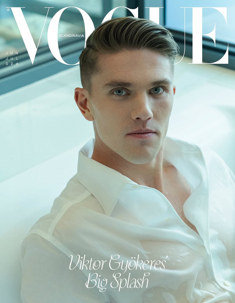 Gyökeres é a capa da Vogue Scandinavia de junho/julho.