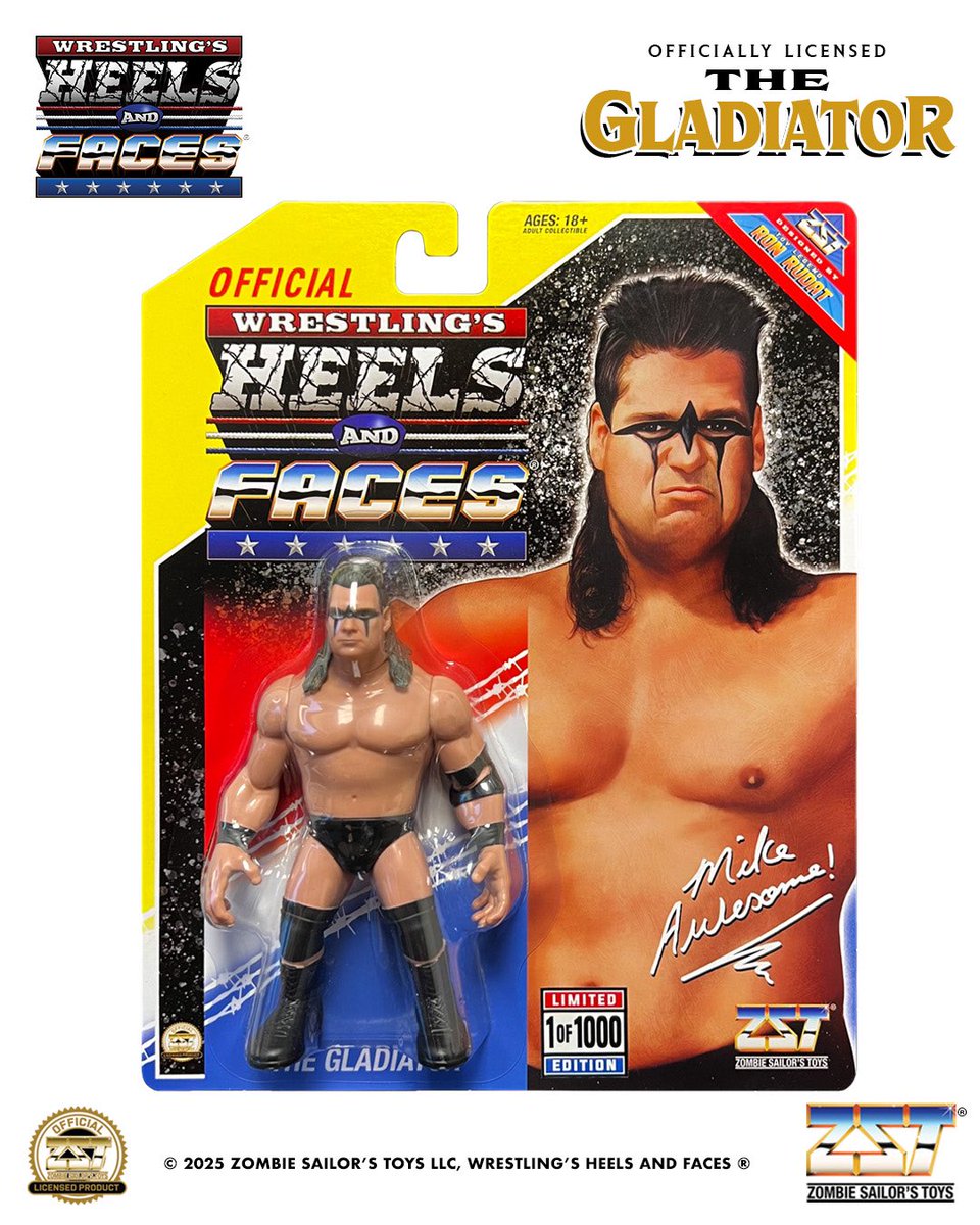 💥 No table is safe 💥

The Gladiator is coming to Heels and Faces‼️

✅1 of 1000
✅FMW inspired card
✅IN-STOCK ready to ship
✅Only on ZombieSailor.com
✅Thursday @ 8pm est

#MikeAwesome