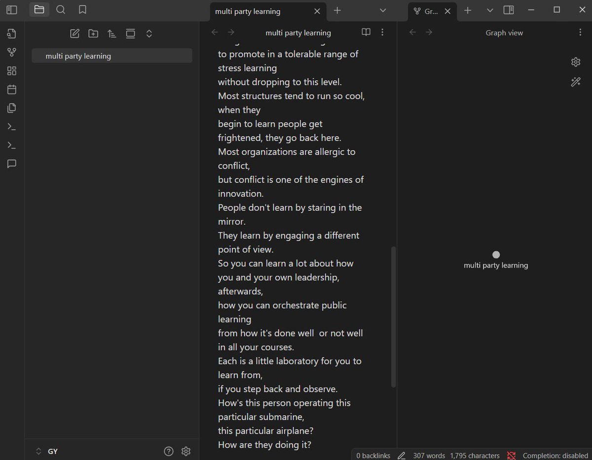 EAtsrefi's tweet photo. leveling up my note taking with obsidian and grok 
#ALX_AiSK @jbarbier @lowercase_life https://t.co/pQ0MJWlU4I