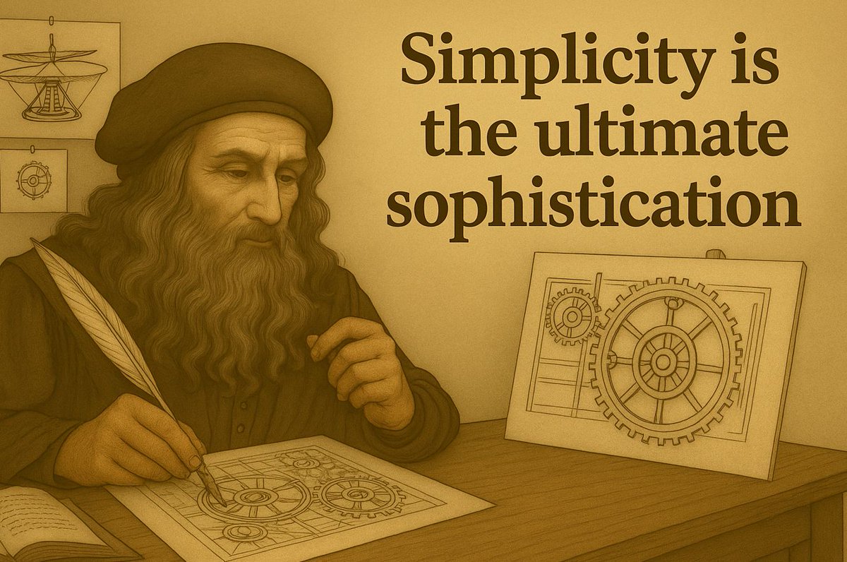 moemezzawi's tweet image. Simplicity isn’t shallow, it’s intentional.
Behind every smooth system lies deep thinking, tough decisions, and hard work.
Simplicity is not what’s left out, it’s what’s carefully kept in. 
#ArchitectsOfSimplicity #SimplifyingComplexity #SimpleByDesign #DevCommunity #TechWriting