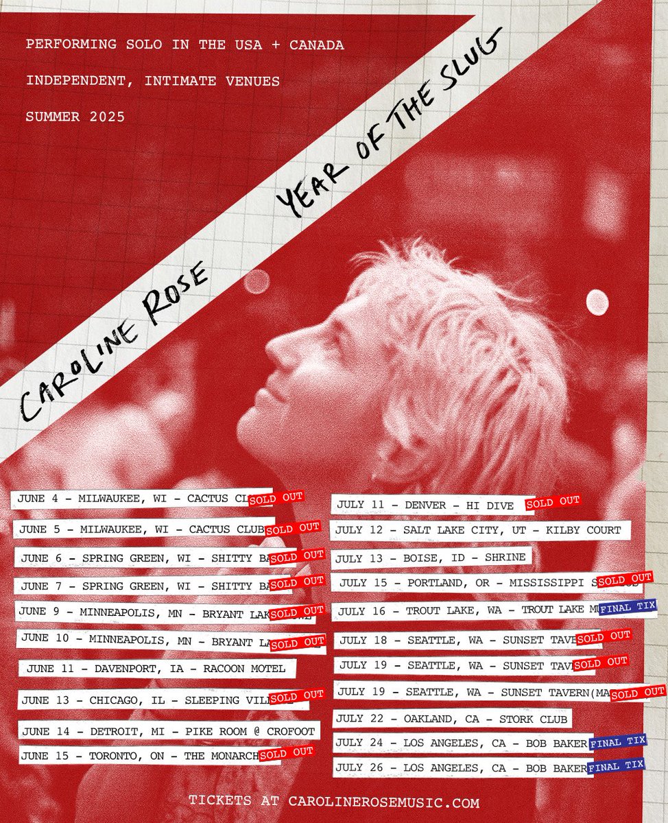 caroline rose (@carolinerosefm) on Twitter photo slugs pack exactly 2 practical outfits that express the extent of their ambiguous gender identity. 
see you tomorrow in milwaukee 🐌 slugs pack exactly 2 practical outfits that express the extent of their ambiguous gender identity. 
see you tomorrow in milwaukee 🐌