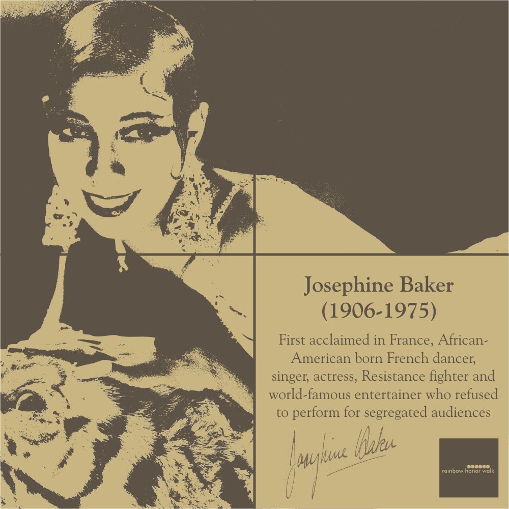 Today on the anniversary of their births, we celebrate the lives and legacies of Rainbow Honor Walk honorees Allen Ginsberg (3 June 1926 – 5 April 1997) and Josephine Baker (3 June 1906 – 12 April 1975). 

RainbowHonorWalk.org
#lgbt #PrideMonth