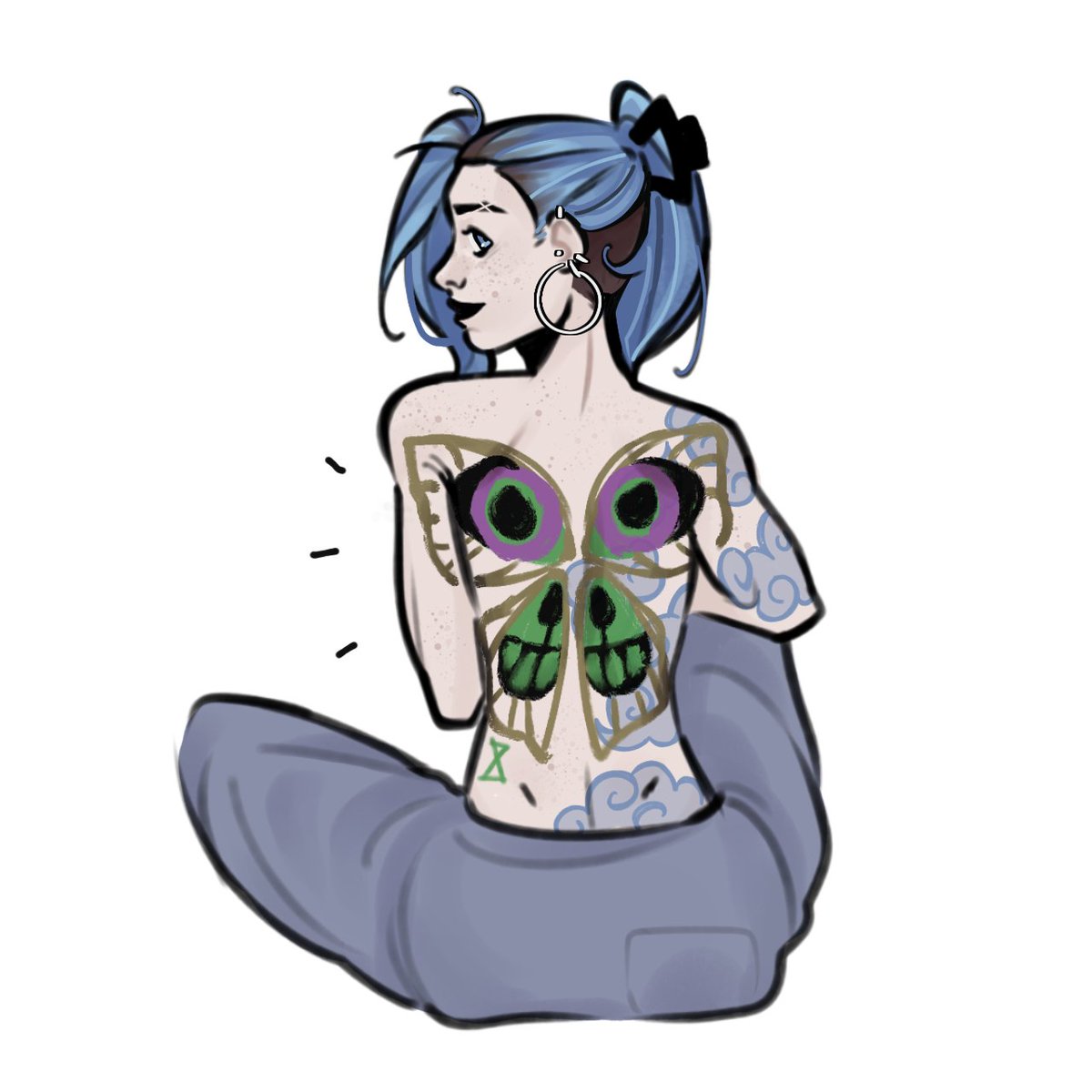 K43rUuuu's tweet image. They paint each other's backs, convince me otherwise. 😤
#arcane #timebomb #Jinx #Ekko