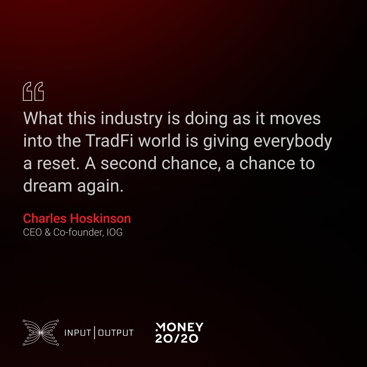 At #Money2020EU, <a href="/IOHK_Charles/">Charles Hoskinson</a> highlighted how DeFi won’t reach mainstream adoption without privacy, and privacy won’t scale without compliance.

Building infrastructure like <a href="/MidnightNtwrk/">Midnight</a> that bridges this gap is essential, helping institutions meet regulatory requirements